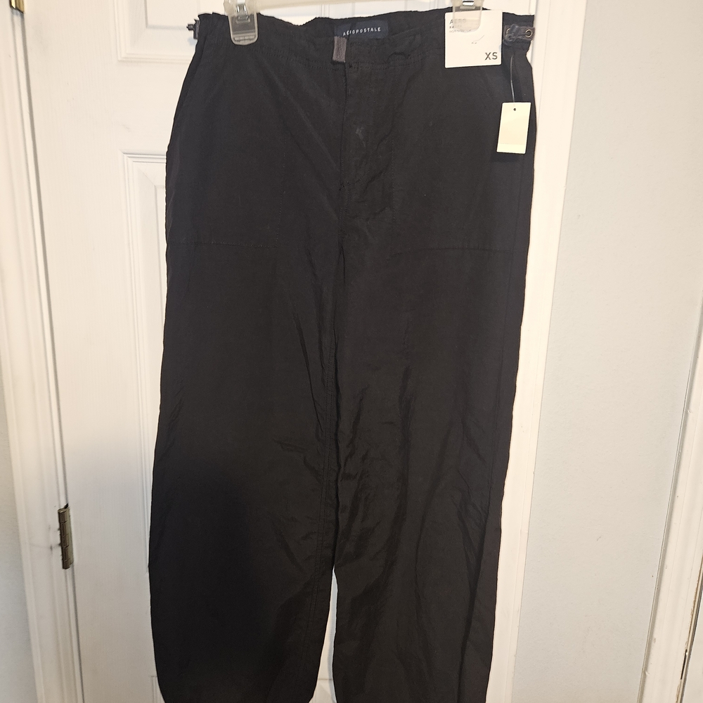 Aeropostale Black Wide-Leg Pants